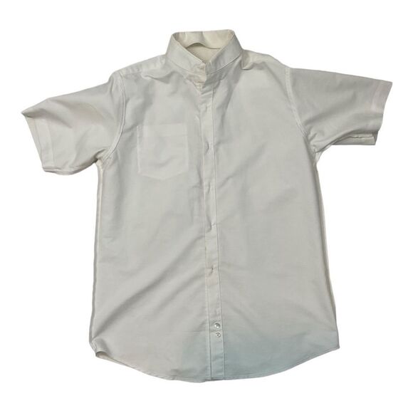 White button down by MetroConcepts MENS white long sleeve Sz M - Picture 7 of 10